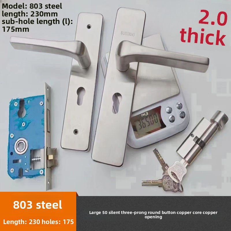 Stainless steel door lock