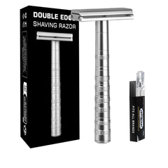 036 Silver Aluminum Handle Black5Blade