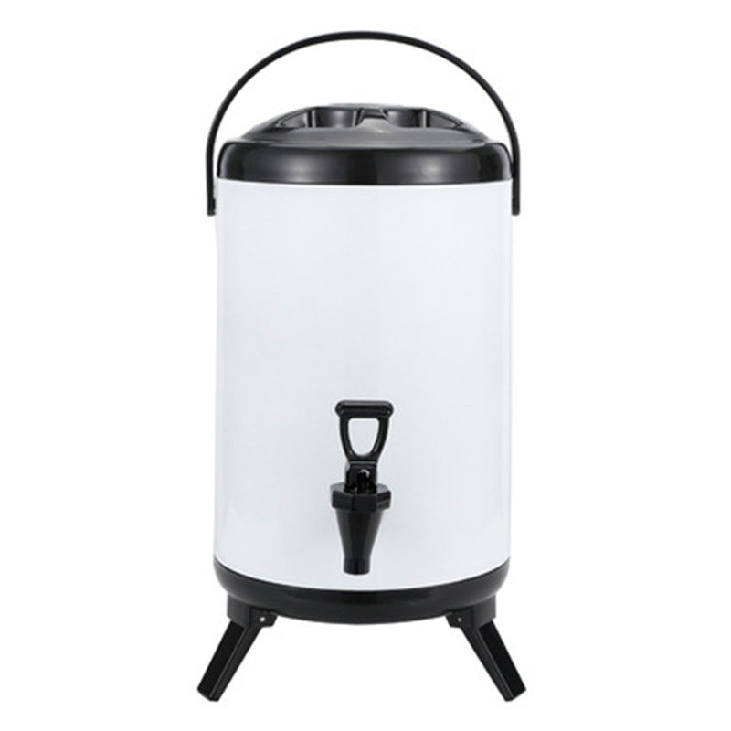 Stainless Steel Double-Layer Insulated Milk Tea Bucket