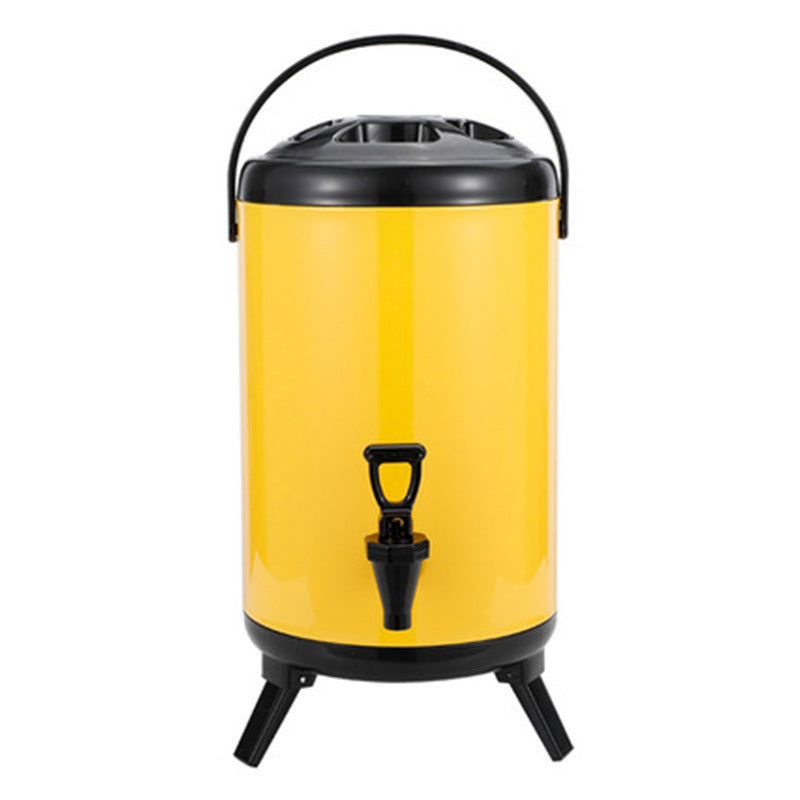 Stainless Steel Double-Layer Insulated Milk Tea Bucket
