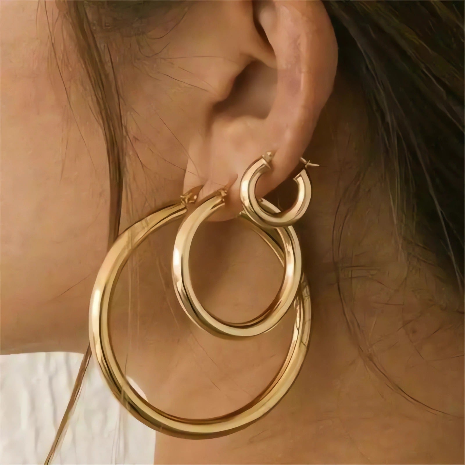 Stainless steel earrings earrings