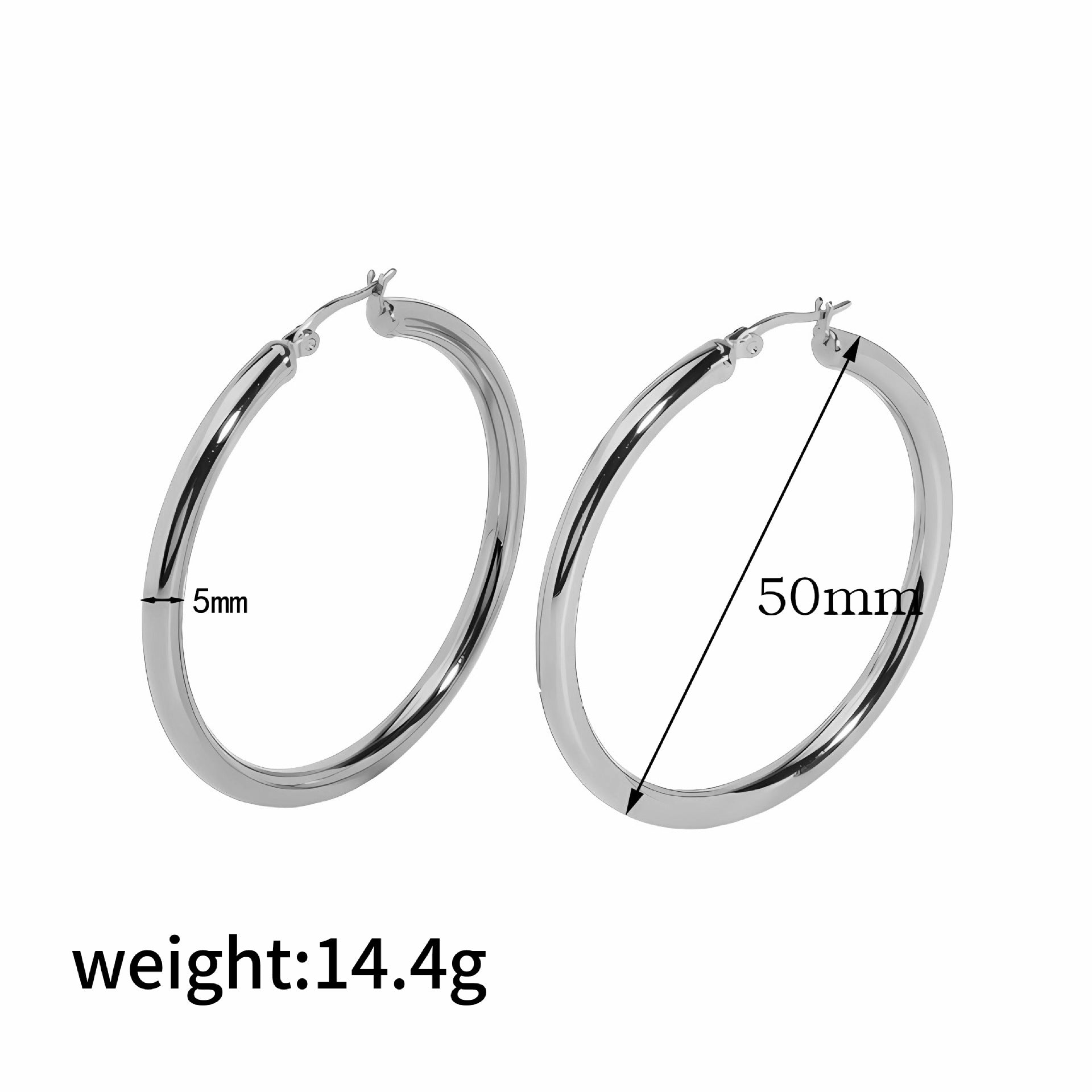 Stainless steel earrings earrings