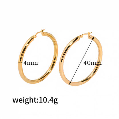 Stainless steel earrings earrings