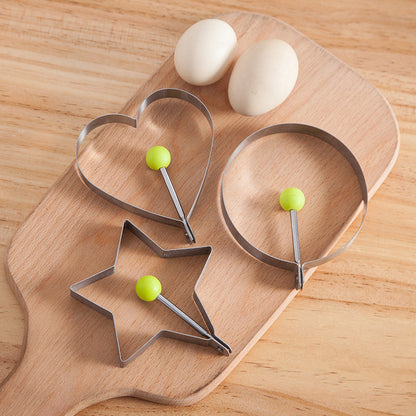 Stainless steel egg frying mold magic tool