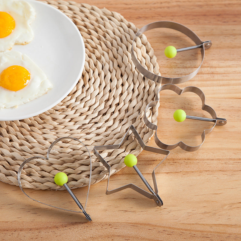 Stainless steel egg frying mold magic tool