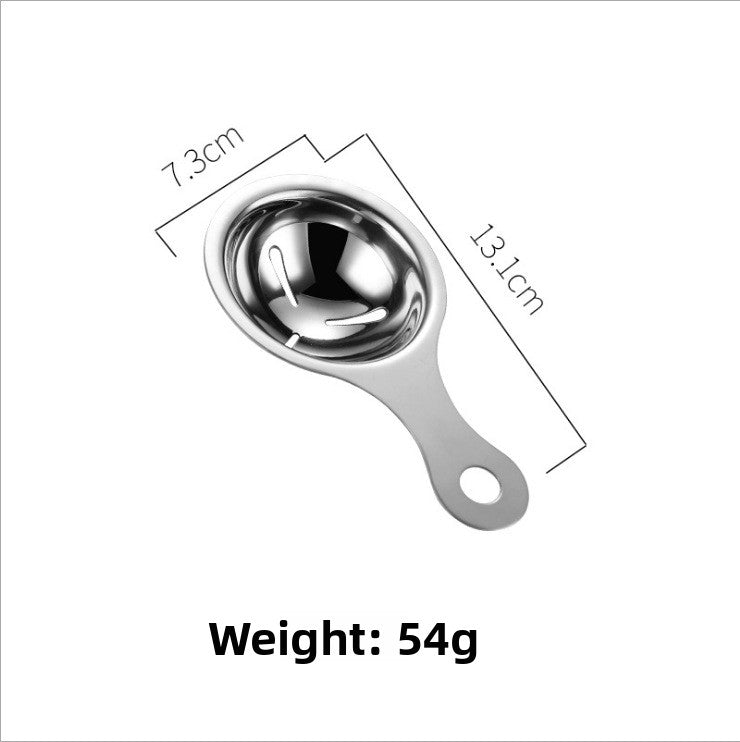 Stainless steel egg separator
