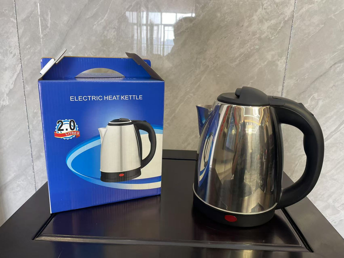 Stainless Steel Electric Kettle 2L Automatic Shut Off