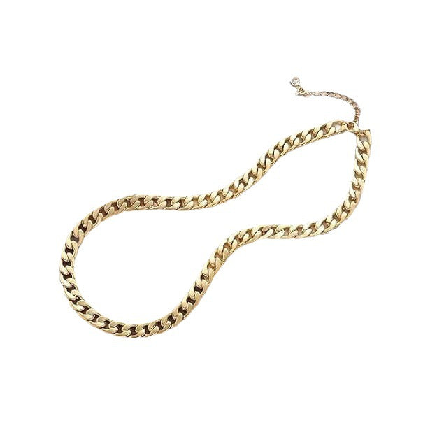 Stainless Steel Electroplated Gold Geometric Necklace