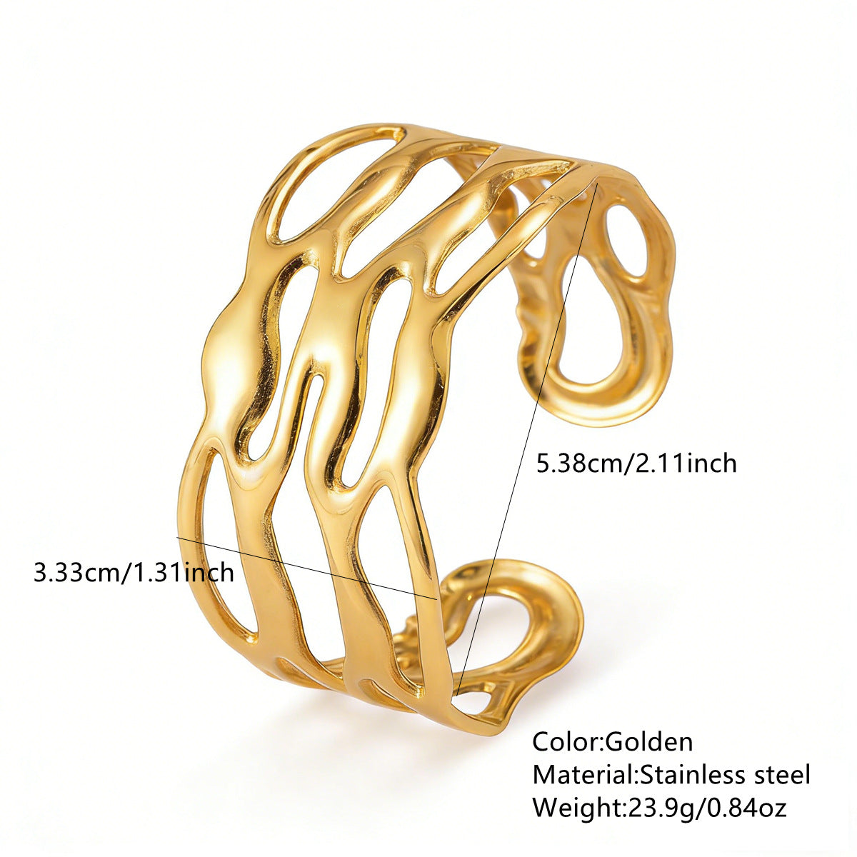 Stainless Steel Enamel Bracelet