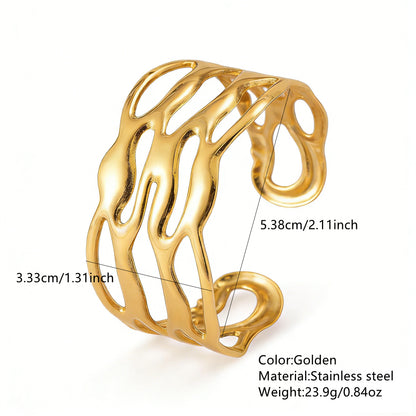 Stainless Steel Enamel Bracelet