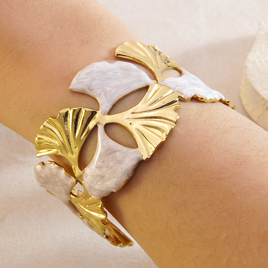 Stainless Steel Enamel Bracelet
