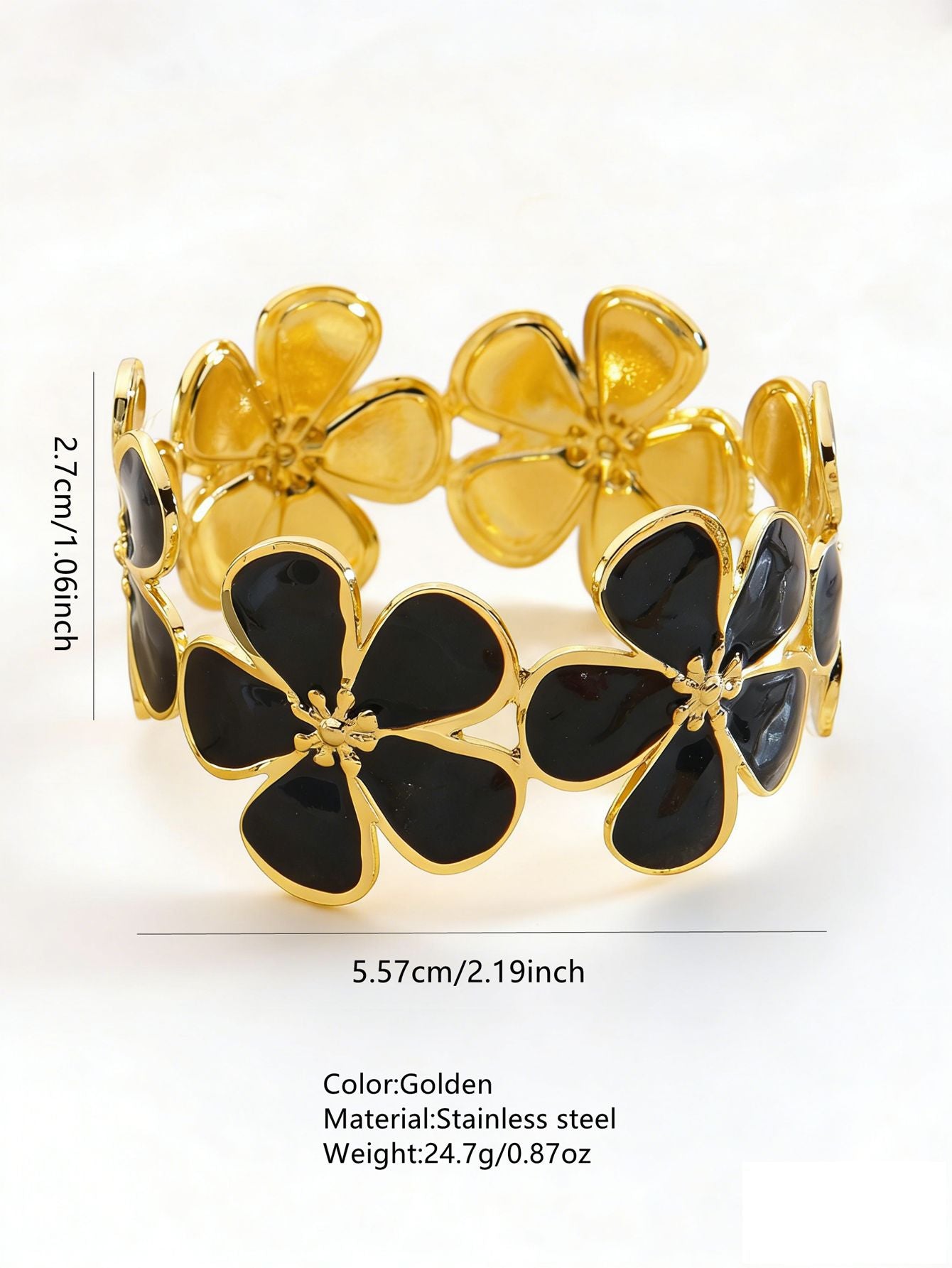 Stainless Steel Enamel Bracelet