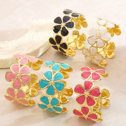 Stainless Steel Enamel Bracelet