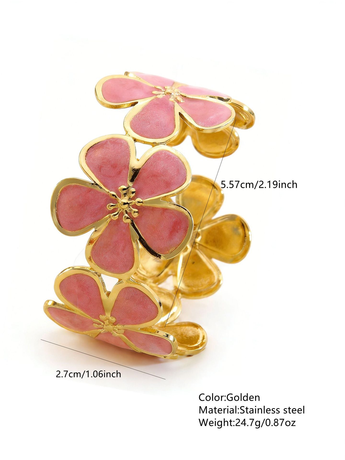 Stainless Steel Enamel Bracelet