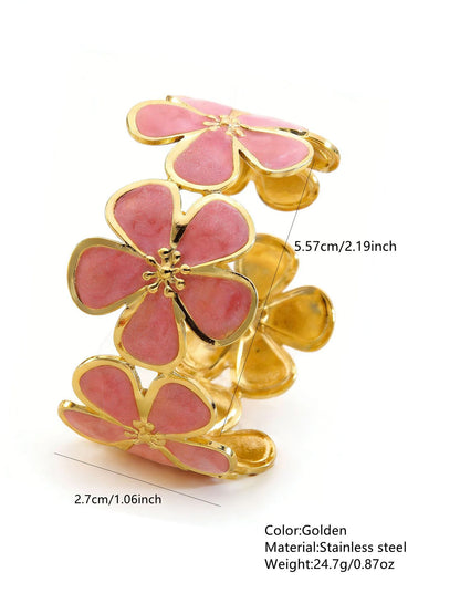 Stainless Steel Enamel Bracelet
