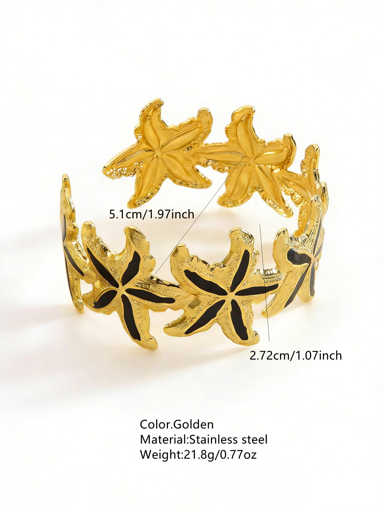Stainless Steel Enamel Bracelet