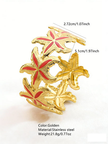 Stainless Steel Enamel Bracelet