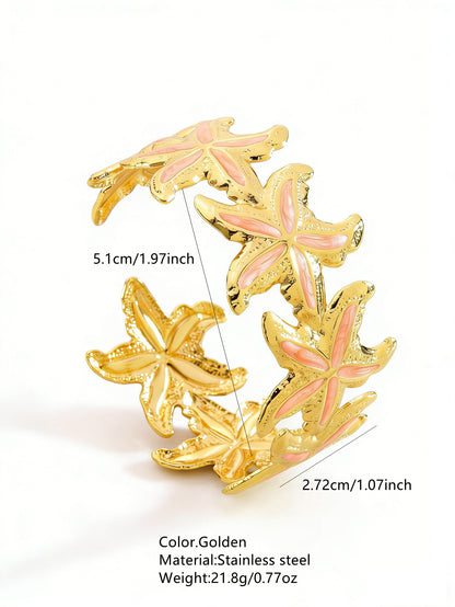 Stainless Steel Enamel Bracelet