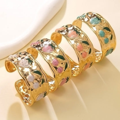 Stainless Steel Enamel Bracelet