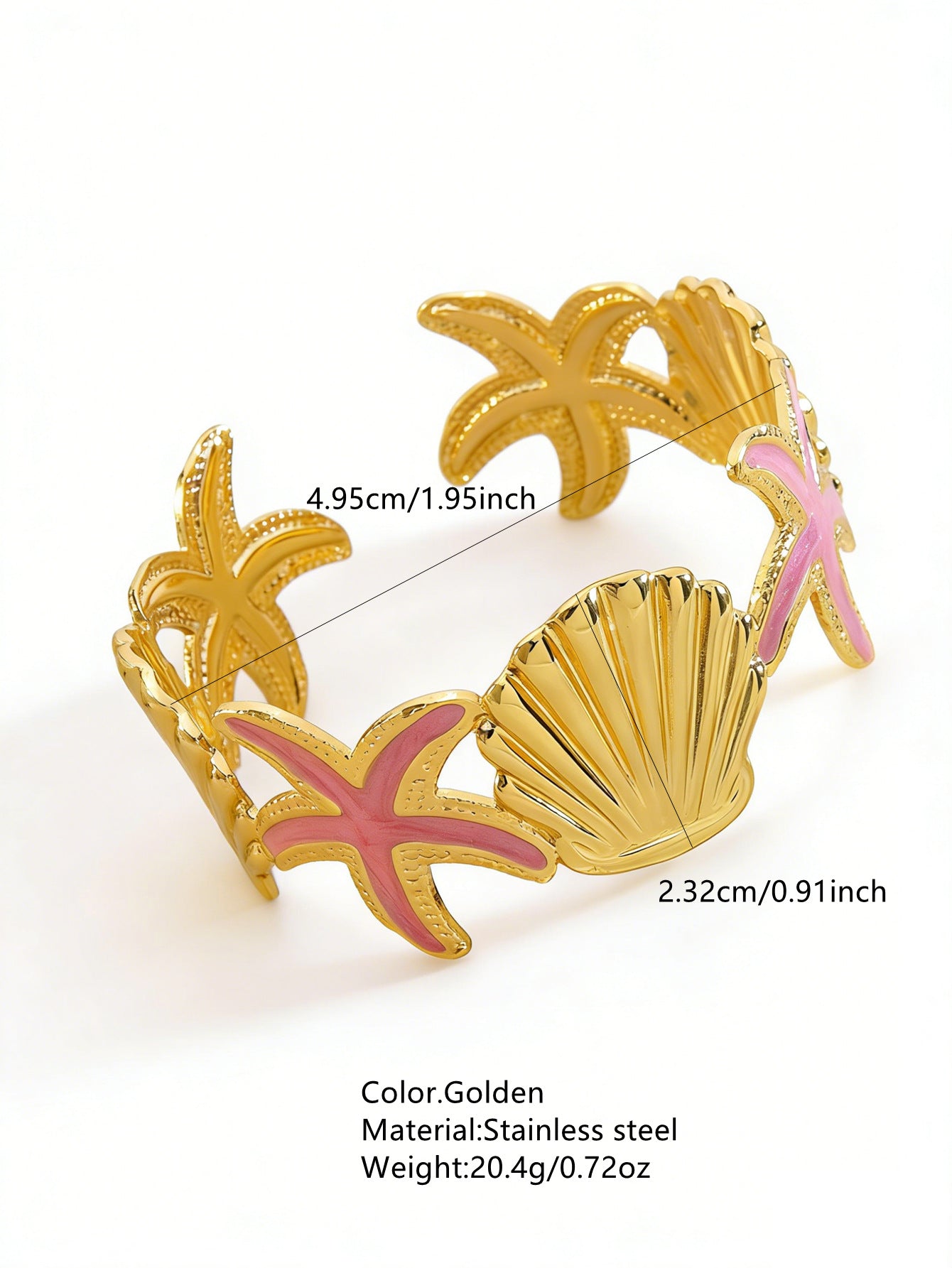 Stainless Steel Enamel Bracelet