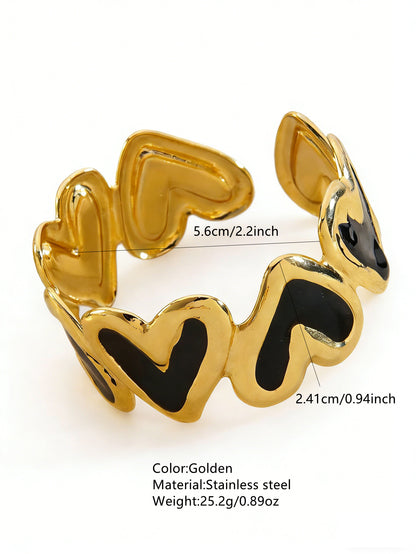 Stainless Steel Enamel Bracelet