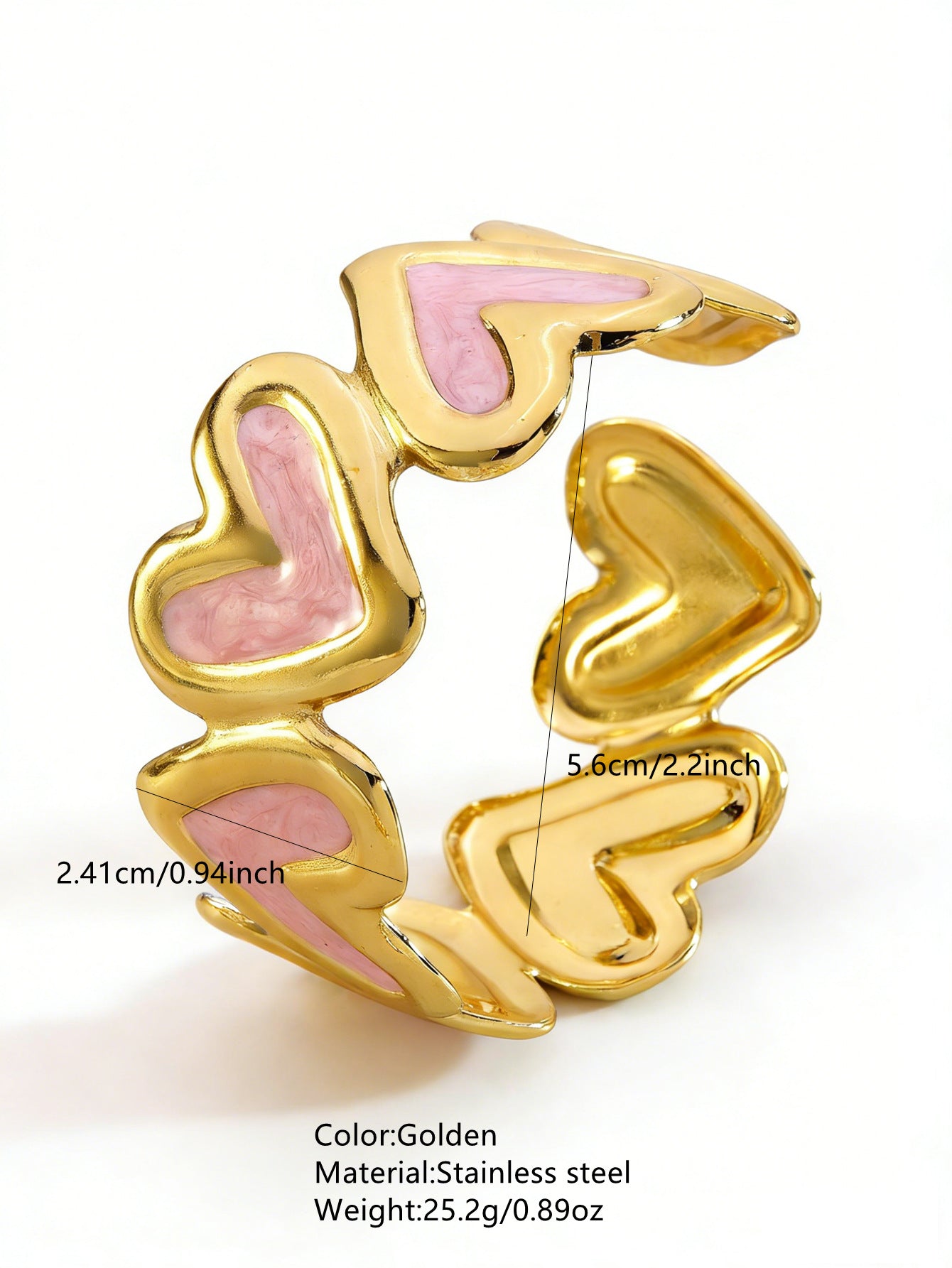 Stainless Steel Enamel Bracelet