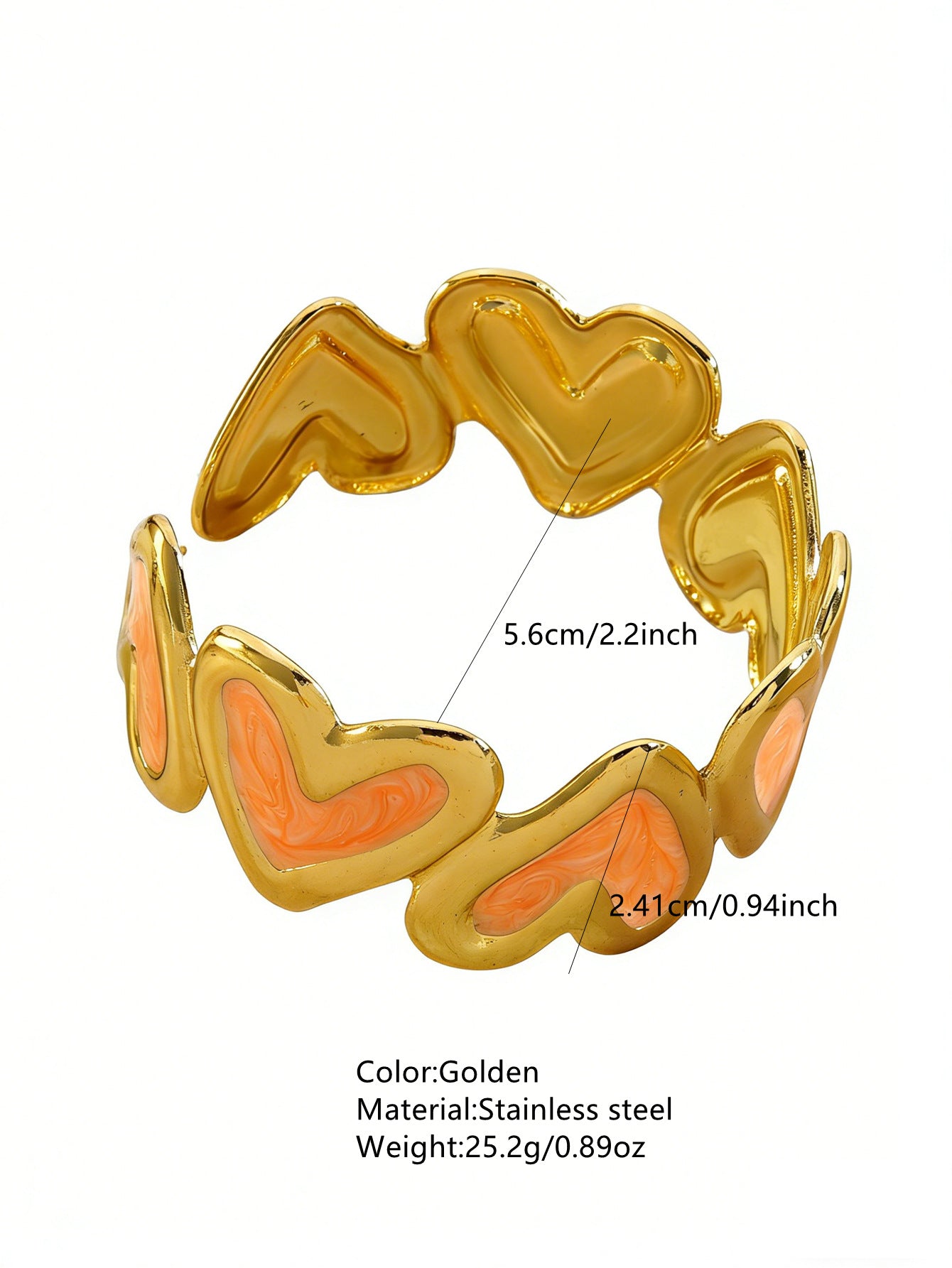 Stainless Steel Enamel Bracelet