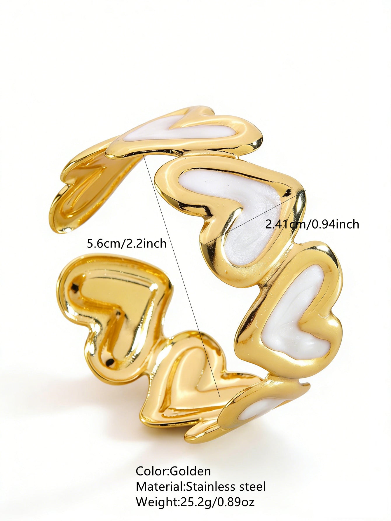 Stainless Steel Enamel Bracelet