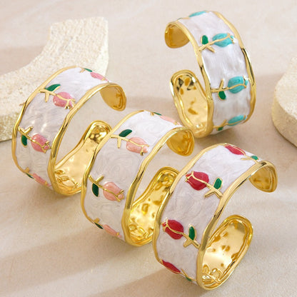 Stainless Steel Enamel Bracelet