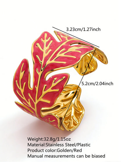 Stainless Steel Enamel Bracelet