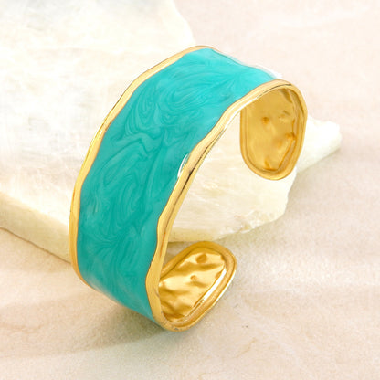 Stainless Steel Enamel Bracelet