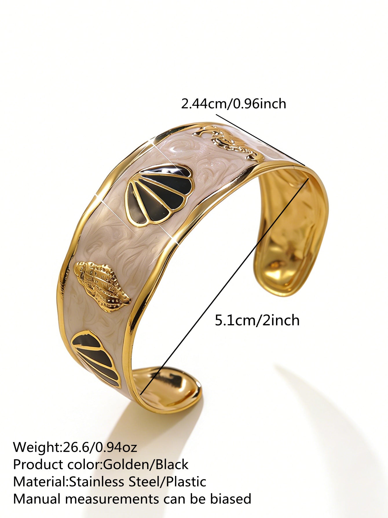 Stainless Steel Enamel Bracelet