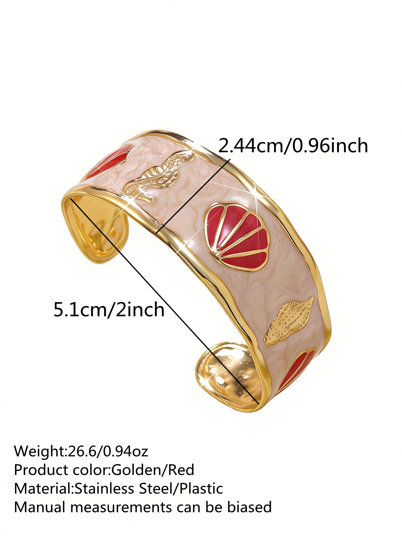 Stainless Steel Enamel Bracelet