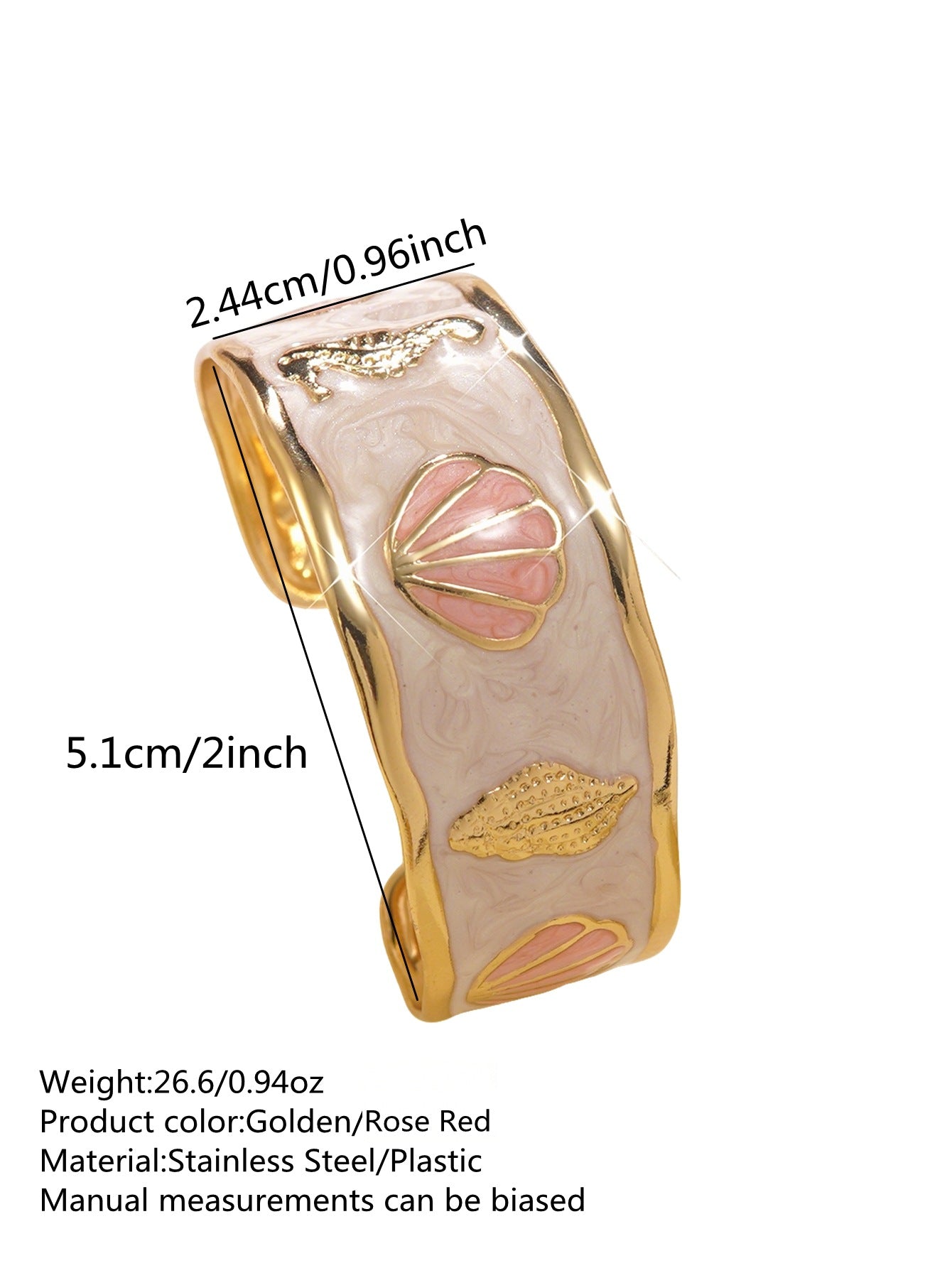 Stainless Steel Enamel Bracelet