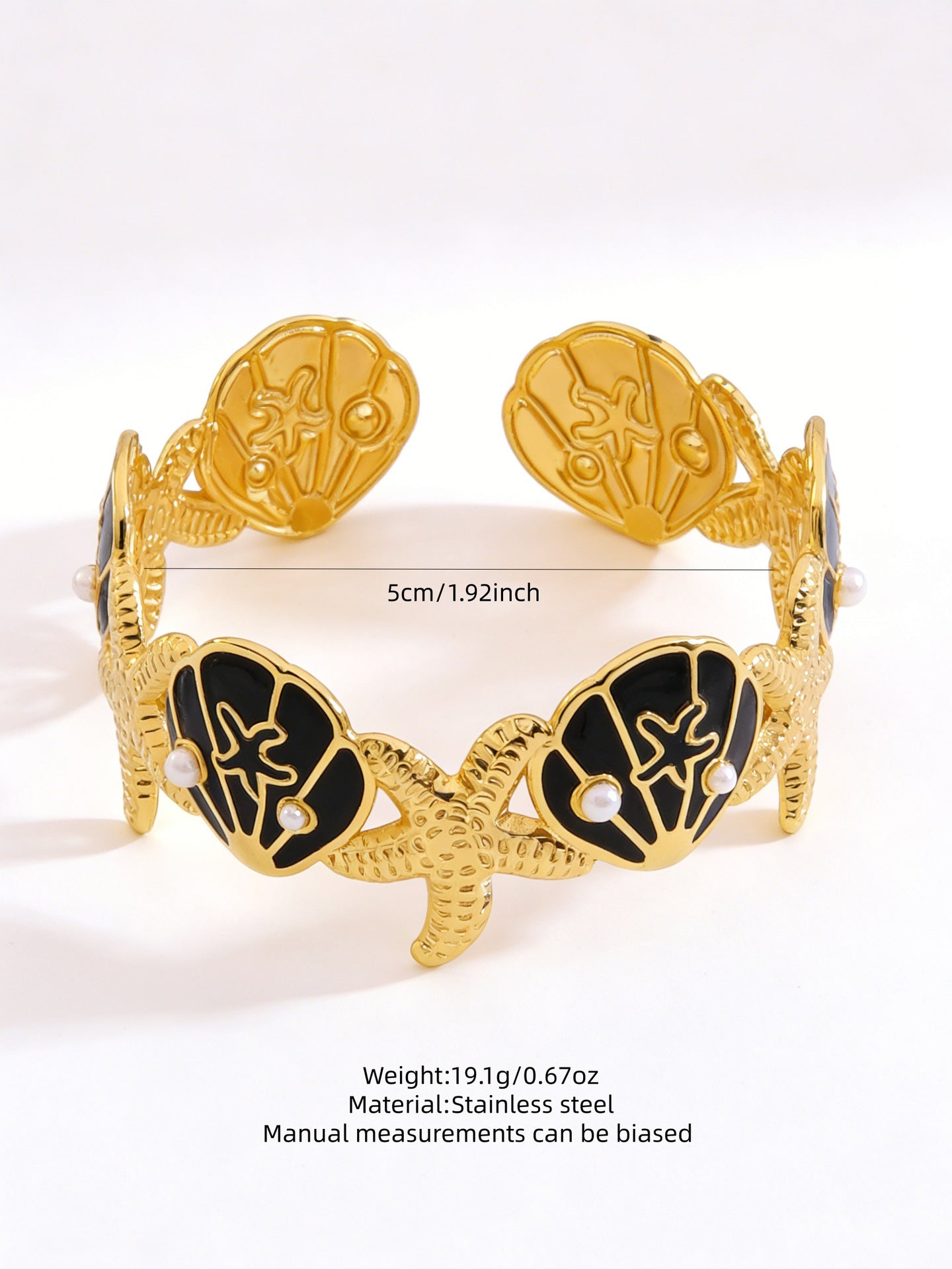 Stainless Steel Enamel Bracelet