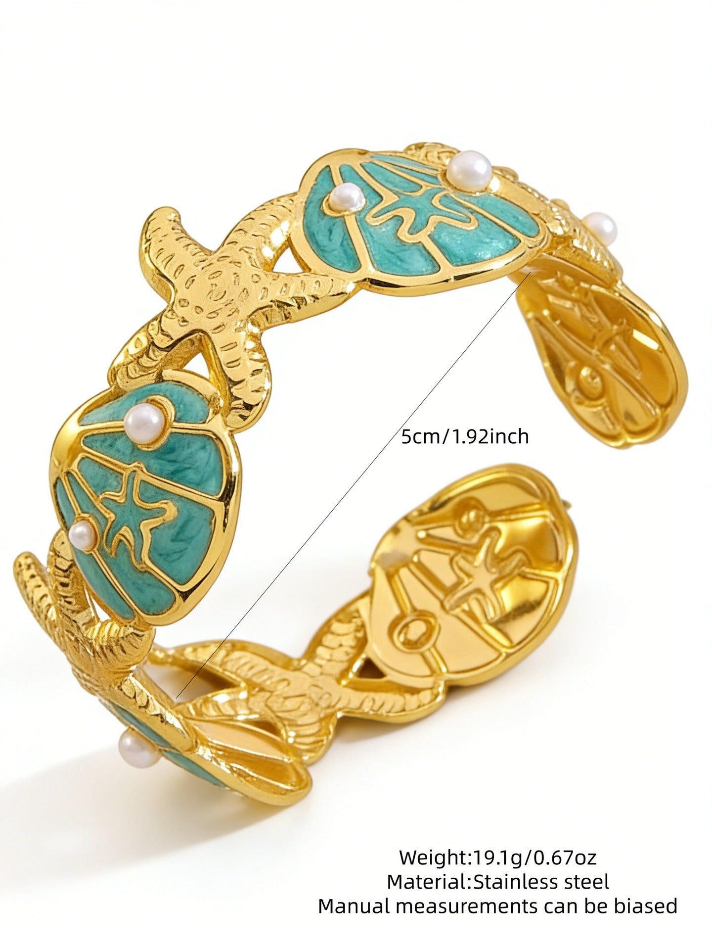 Stainless Steel Enamel Bracelet