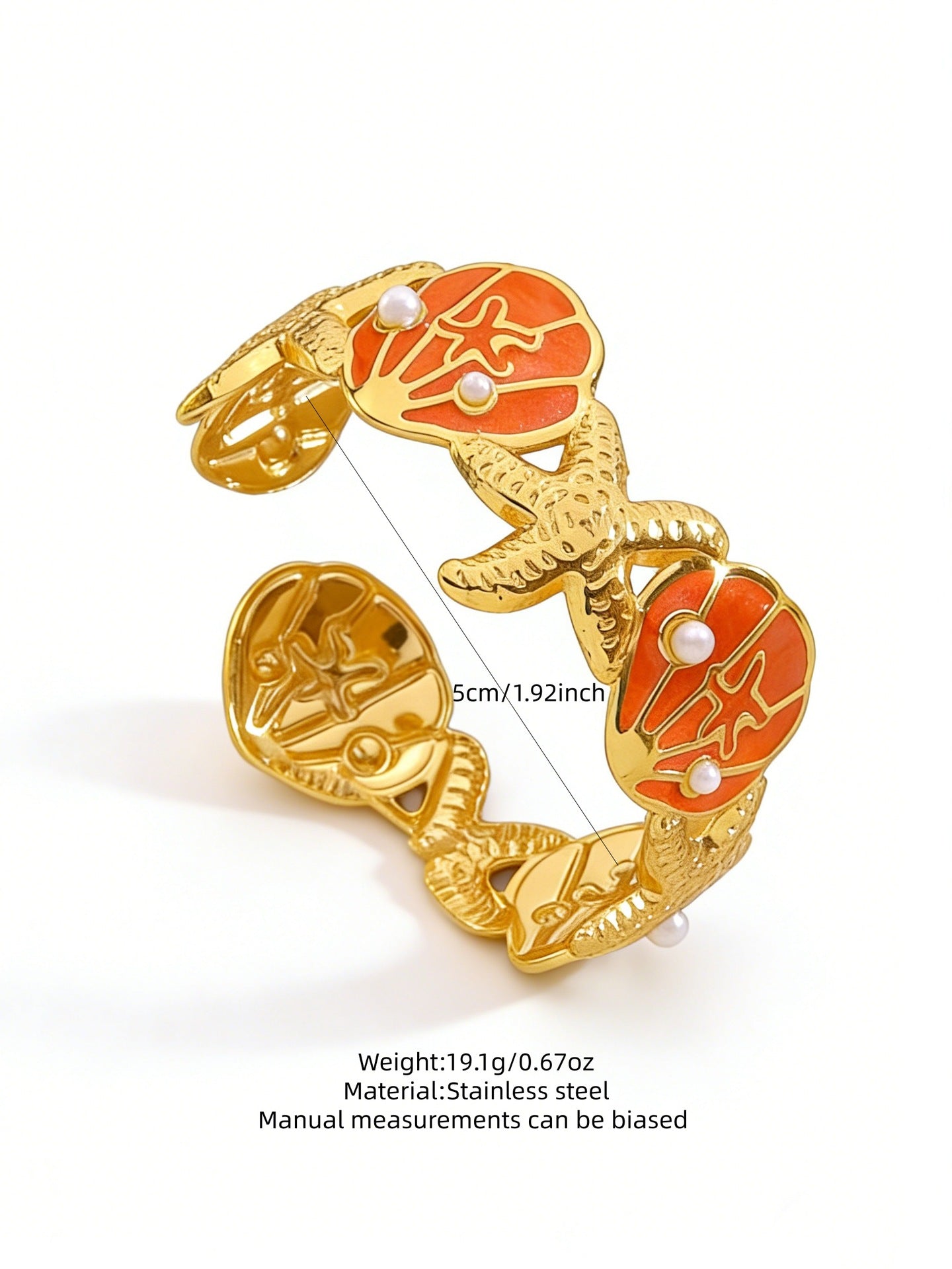 Stainless Steel Enamel Bracelet