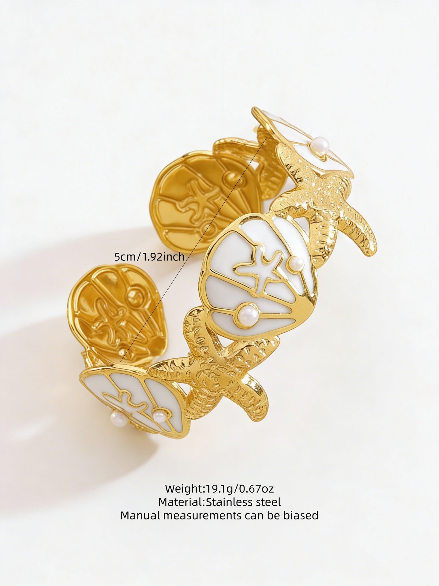 Stainless Steel Enamel Bracelet