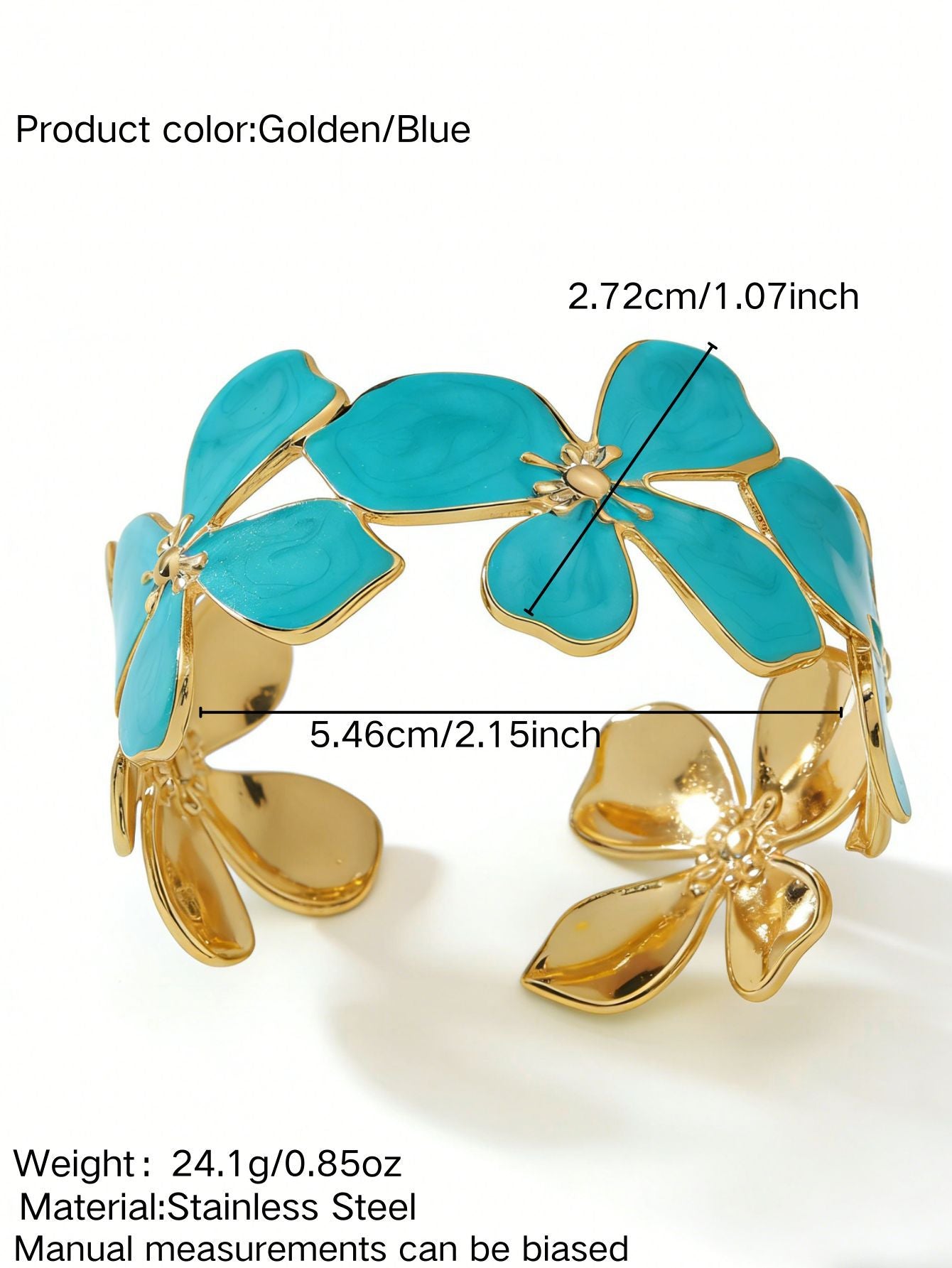 Stainless Steel Enamel Bracelet