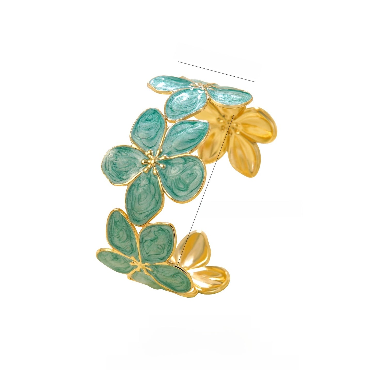 Stainless Steel Enamel Bracelet