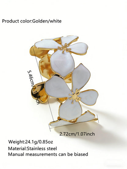 Stainless Steel Enamel Bracelet