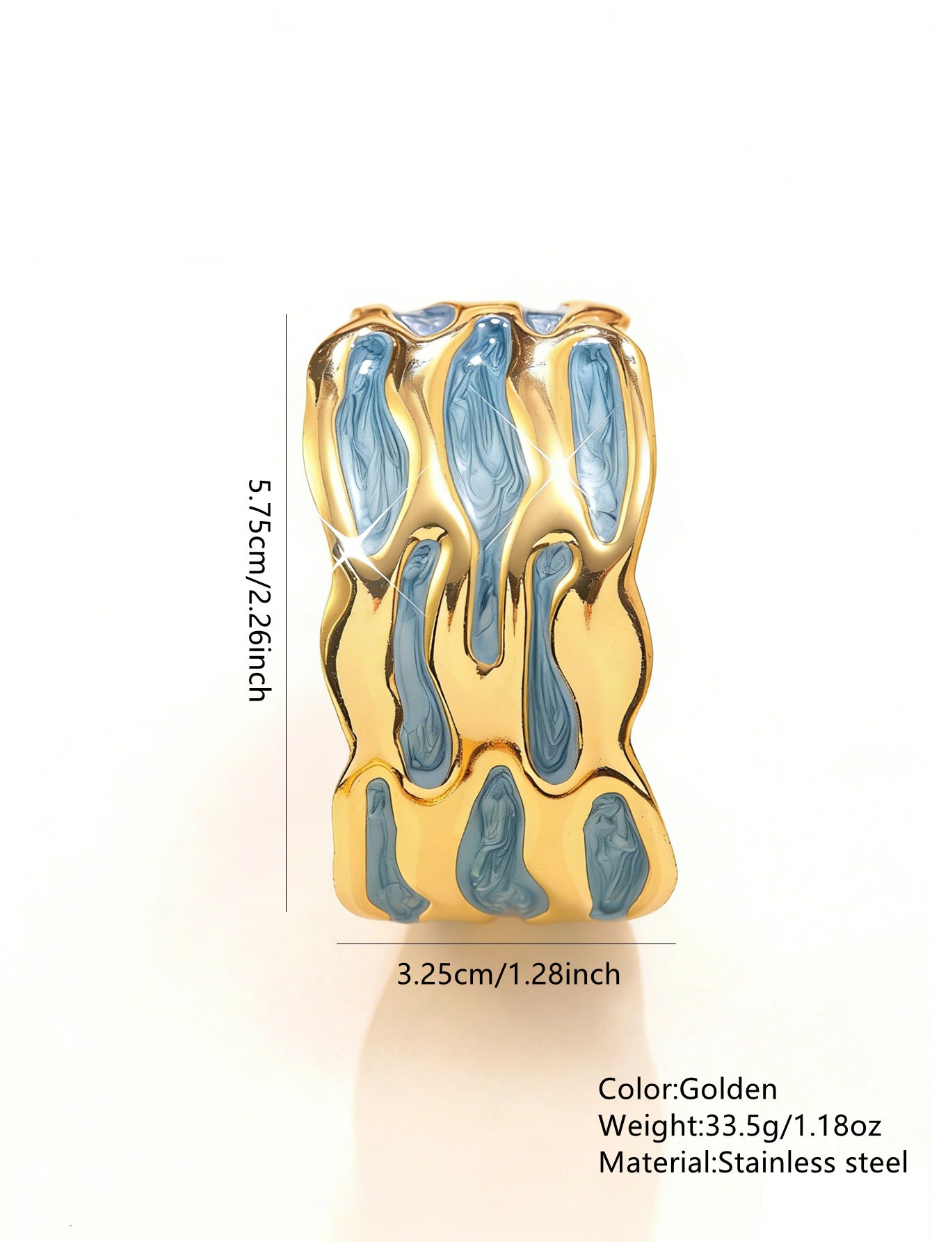 Stainless Steel Enamel Bracelet