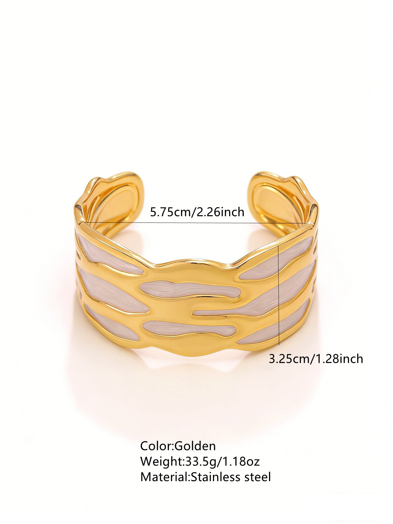 Stainless Steel Enamel Bracelet