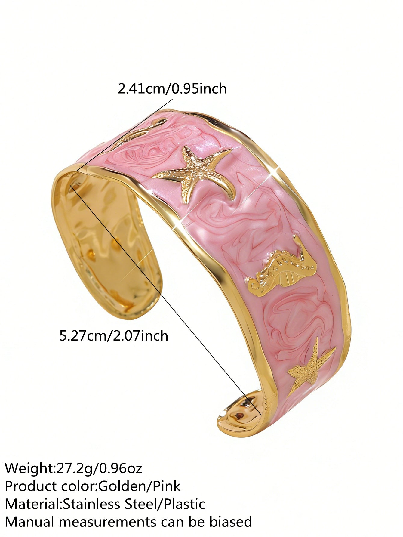 Stainless Steel Enamel Bracelet