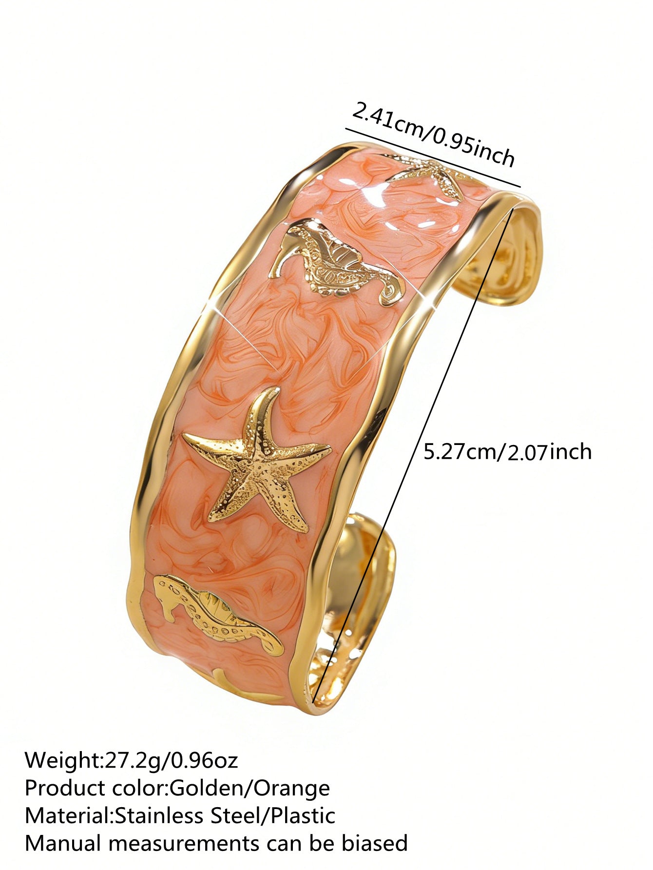 Stainless Steel Enamel Bracelet