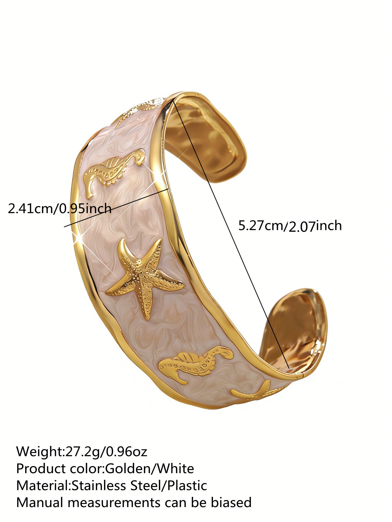 Stainless Steel Enamel Bracelet