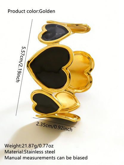 Stainless Steel Enamel Bracelet