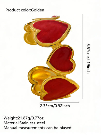 Stainless Steel Enamel Bracelet