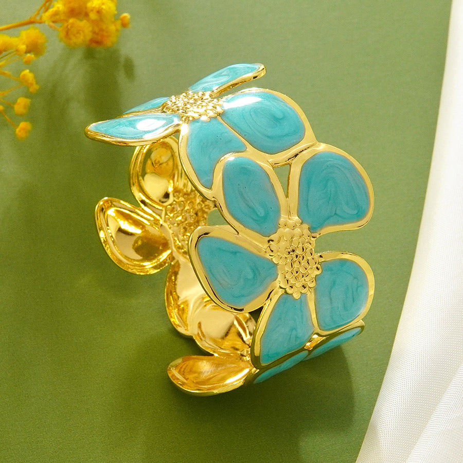 Stainless Steel Enamel Bracelet