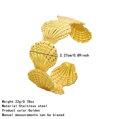 Stainless Steel Enamel Bracelet